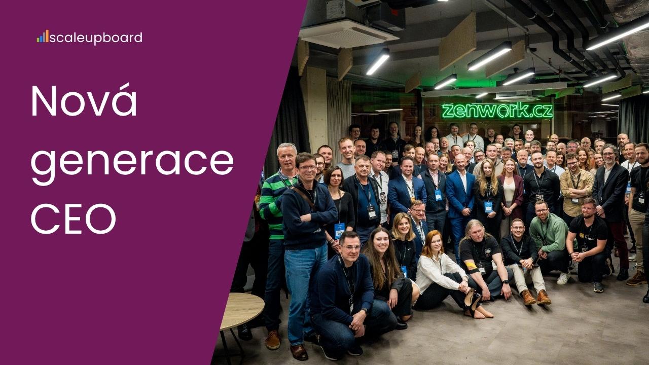 Členové Scaleupboardu na setkání komunity